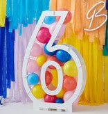 Ballon Mozaïek kit Cijfer 6