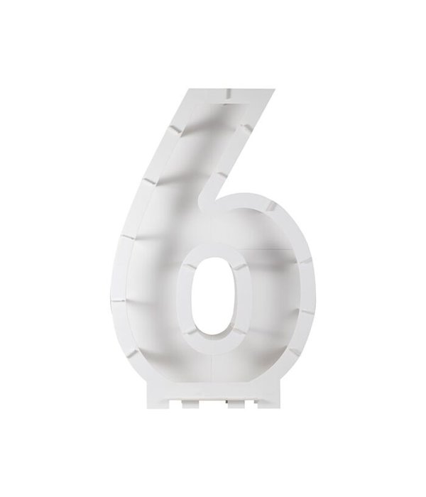 Ballon Mozaïek kit Cijfer 6