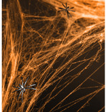 Spinnenweb Halloween Oranje Met 2 Spinnen