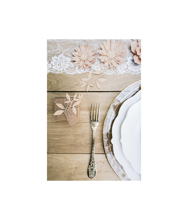 Vierkante Geschenkdoosjes Kraft (10st)