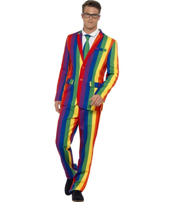 Regenboog pak man