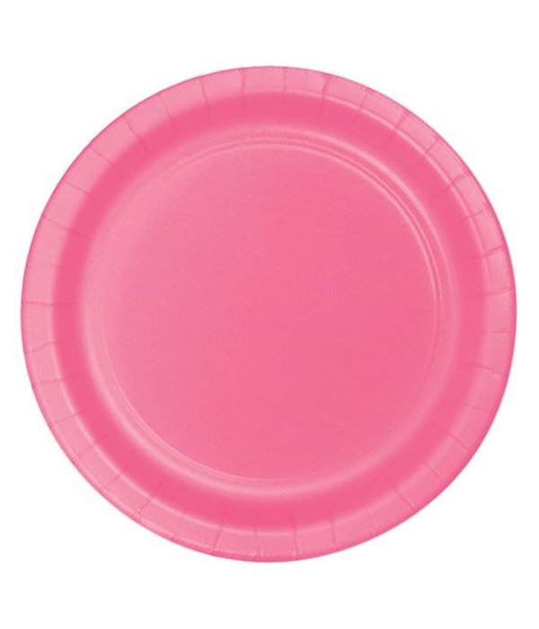 Feestbordjes Candy Roze 23cm (8st)
