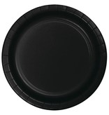 Feestbordjes Zwart  23cm (8st)