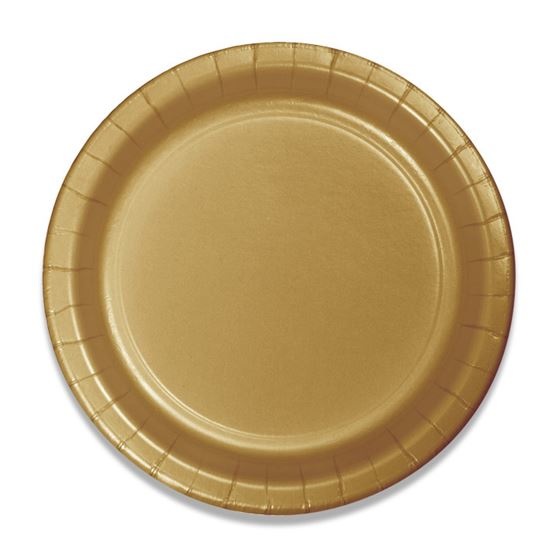  Bordjes Goud 18cm (8st)