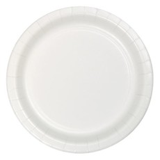 Bordjes Wit 23cm (8st)