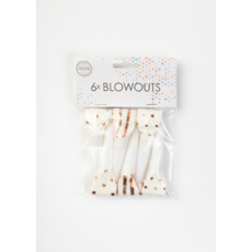 Roltoeters Glitz Rosé Goud (6st)