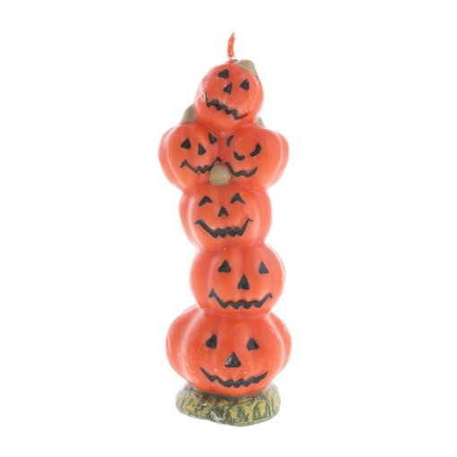 Kaars Pilaar Pompoenen (19cm)