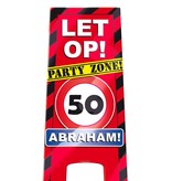 Waarschuwingsbord 50 Abraham