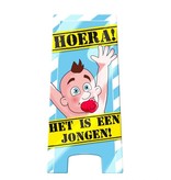 Hoera het is een jongen waarschuwingsbord