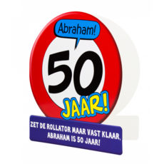 Abraham Wenskaart Verkeersbord