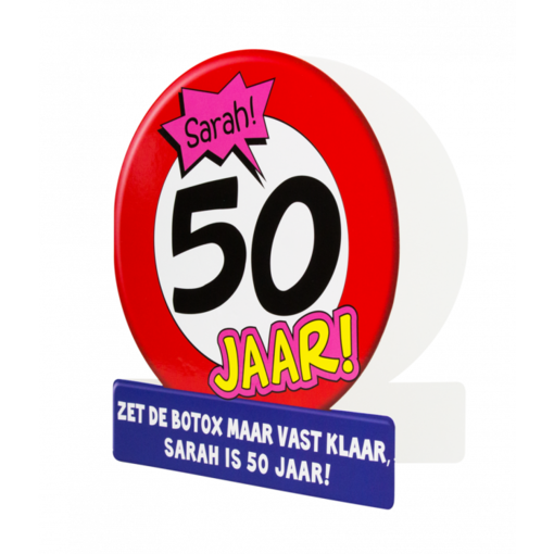 Sarah Wenskaart Verkeersbord