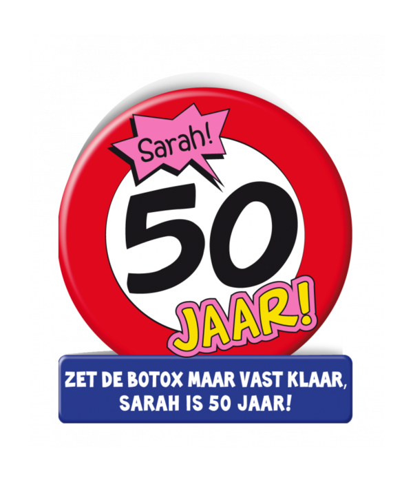 Sarah Wenskaart Verkeersbord