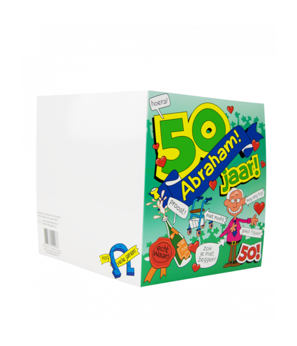 Abraham Wenskaart Cartoon