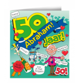 Abraham Wenskaart Cartoon