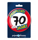 XL Button 70 jaar