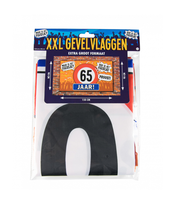 Gevelvlag 65 Jaar 90x150cm
