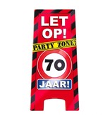 Waarschuwingsbord 70 jaar