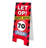 Waarschuwingsbord 70 jaar