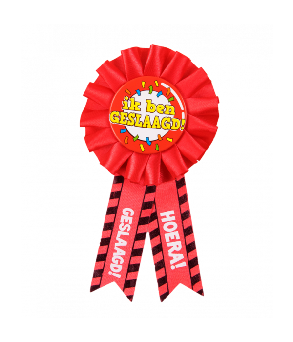 Party Rozet Geslaagd