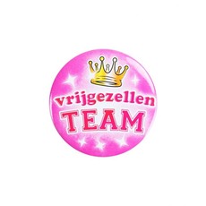 Button Vrijgezellen Team Vrouw Klein