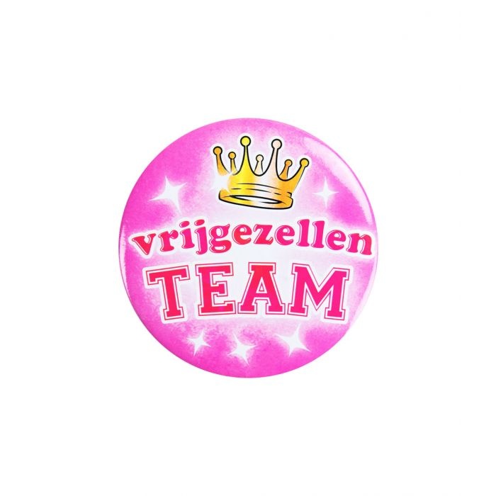 Button Vrijgezellen Team Vrouw Klein