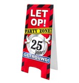 Waarschuwingsbord 25 jaar getrouwd