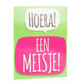 Surprise Card - Hoera een meisje