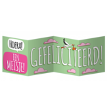 Surprise Card - Hoera een meisje