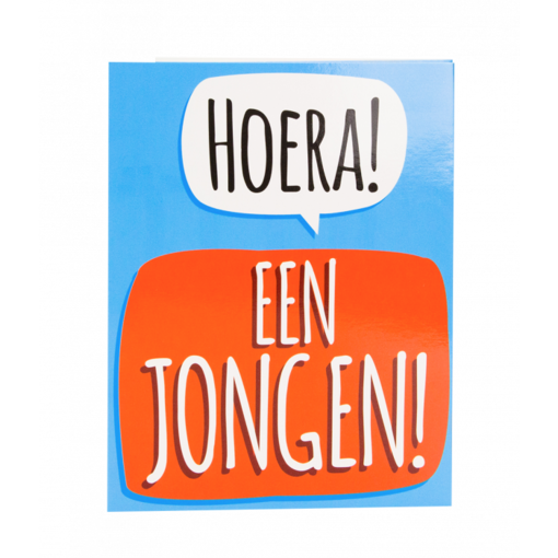 Surprise Card - Hoera een jongen