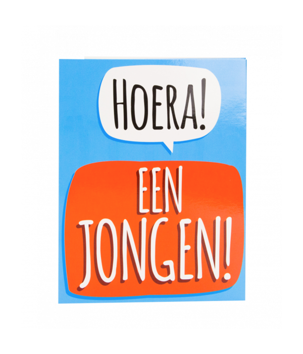 Surprise Card - Hoera een jongen