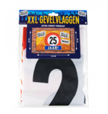 Gevelvlag 25 jaar 90x150 cm