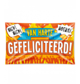 Gevelvlag Gefeliciteerd XXL
