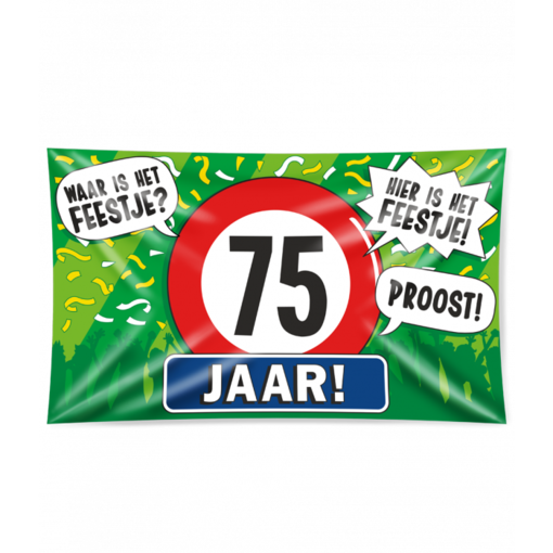 Gevelvlag 75 Jaar 90x150cm