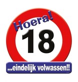 Huldeschild Hoera 18 Jaar