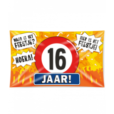 Gevelvlag 16 Jaar 90x150cm