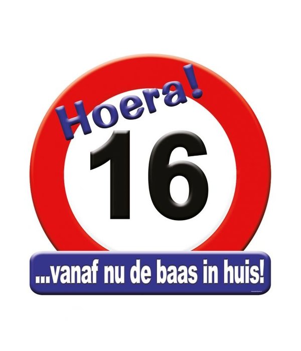 Huldeschild 16 Jaar