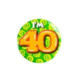 Button Klein 40 Jaar