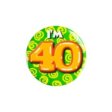 Button Klein 40 Jaar