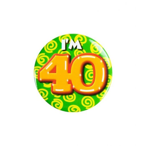 Button Klein 40 Jaar