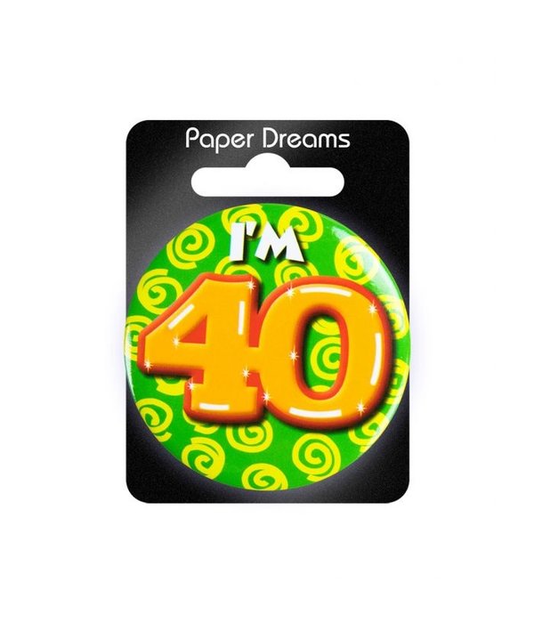 Button Klein 40 Jaar