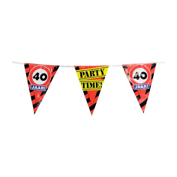 Party Vlaggetjes - 40 Jaar afbeelding