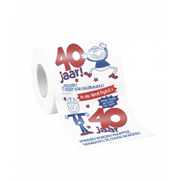 Toiletpapier 40 jaar Man afbeelding
