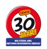 Wenskaart Verkeersbord 30 Jaar