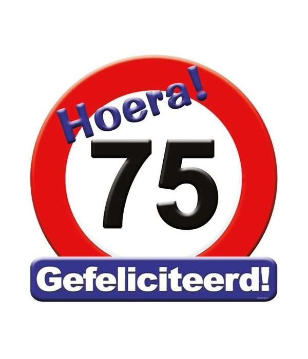 Huldeschild 75 jaar
