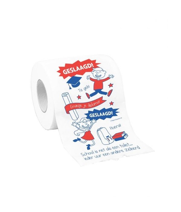 Toiletpapier Geslaagd