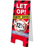 Waarschuwingsbord 12,5 Jaar Getrouwd