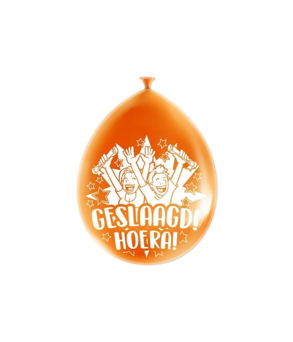 8 Party Ballonnen Geslaagd