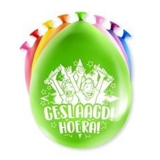 8 Party Ballonnen Geslaagd