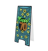 Neon Attentiebord 70 Jaar