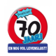 Wenskaart Verkeersbord 70 Jaar